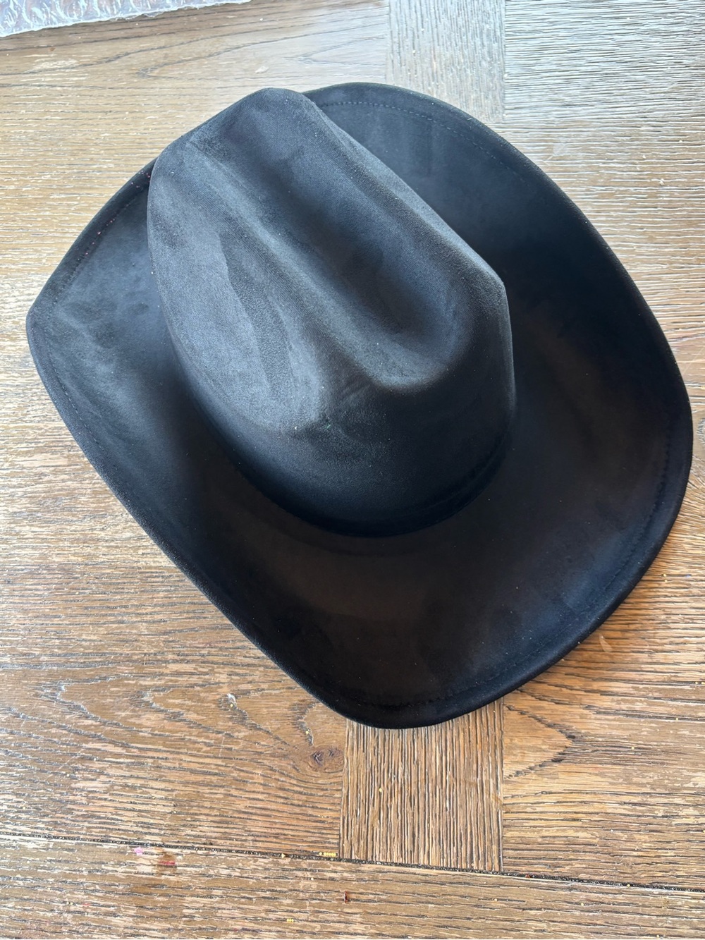 Vegan Suede Cowboy Hat